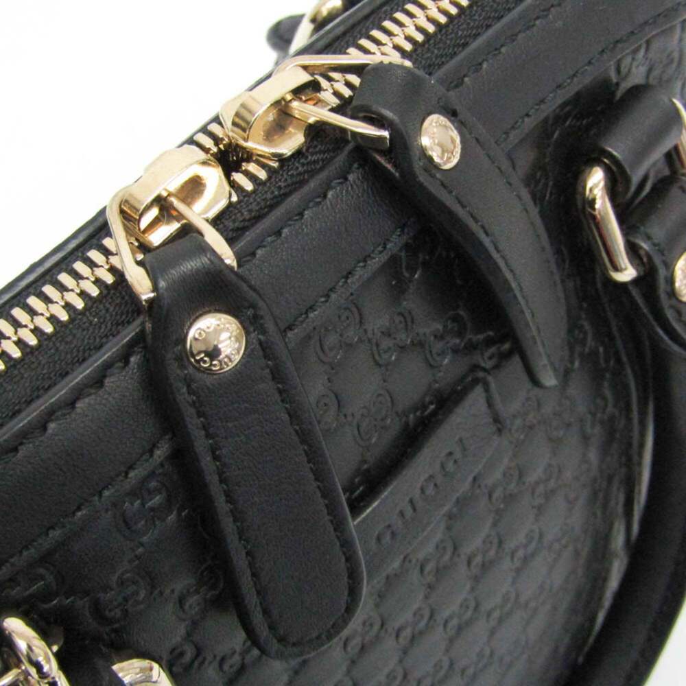 GUCCI Authentic Black Leather Shoulder Bag - Picture 9 of 16